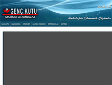 Tablet Screenshot of genckutu.com